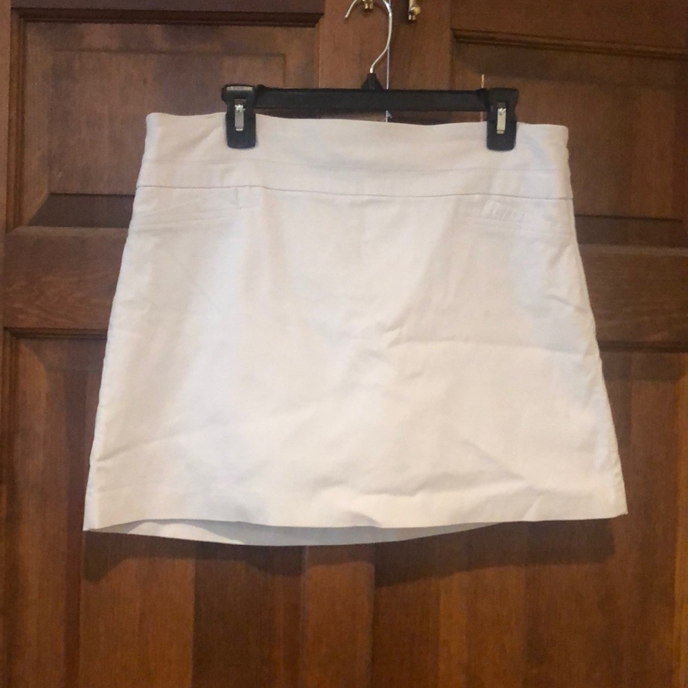 White skorts